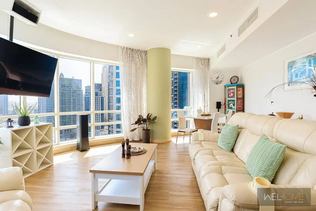 Welhome - Stylish Breathtaking 2Br Apartment In Marina Dubaj