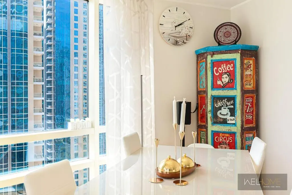 Welhome - Stylish Breathtaking 2Br Apartment In Marina Dubaj