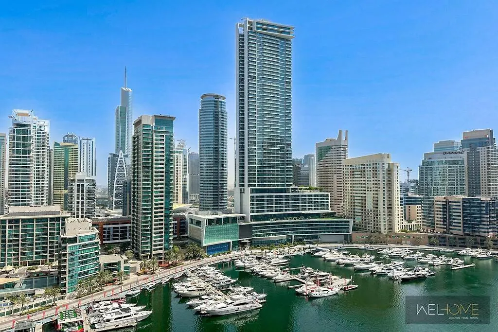 Welhome - Stylish Breathtaking 2Br Apartment In Marina Dubaj