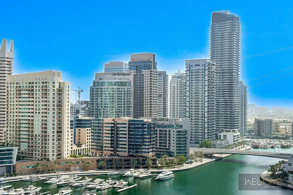 Welhome - Stylish Breathtaking 2Br Apartment In Marina Dubaj Zjednoczone Emiraty Arabskie