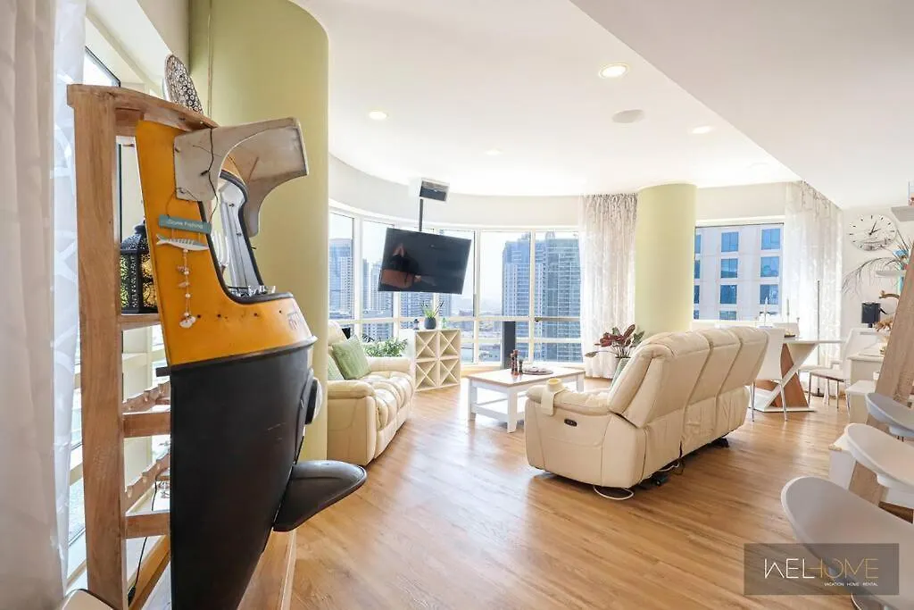 Welhome - Stylish Breathtaking 2Br Apartment In Marina Dubaj