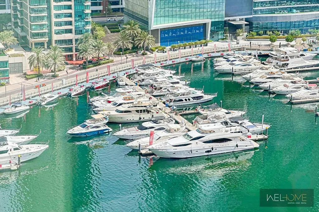 Welhome - Stylish Breathtaking 2Br Apartment In Marina Dubaj
